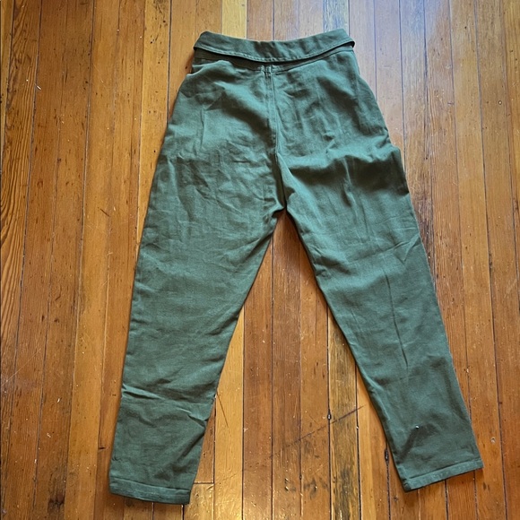 High Rise Cotton Trousers - Picture 11 of 15